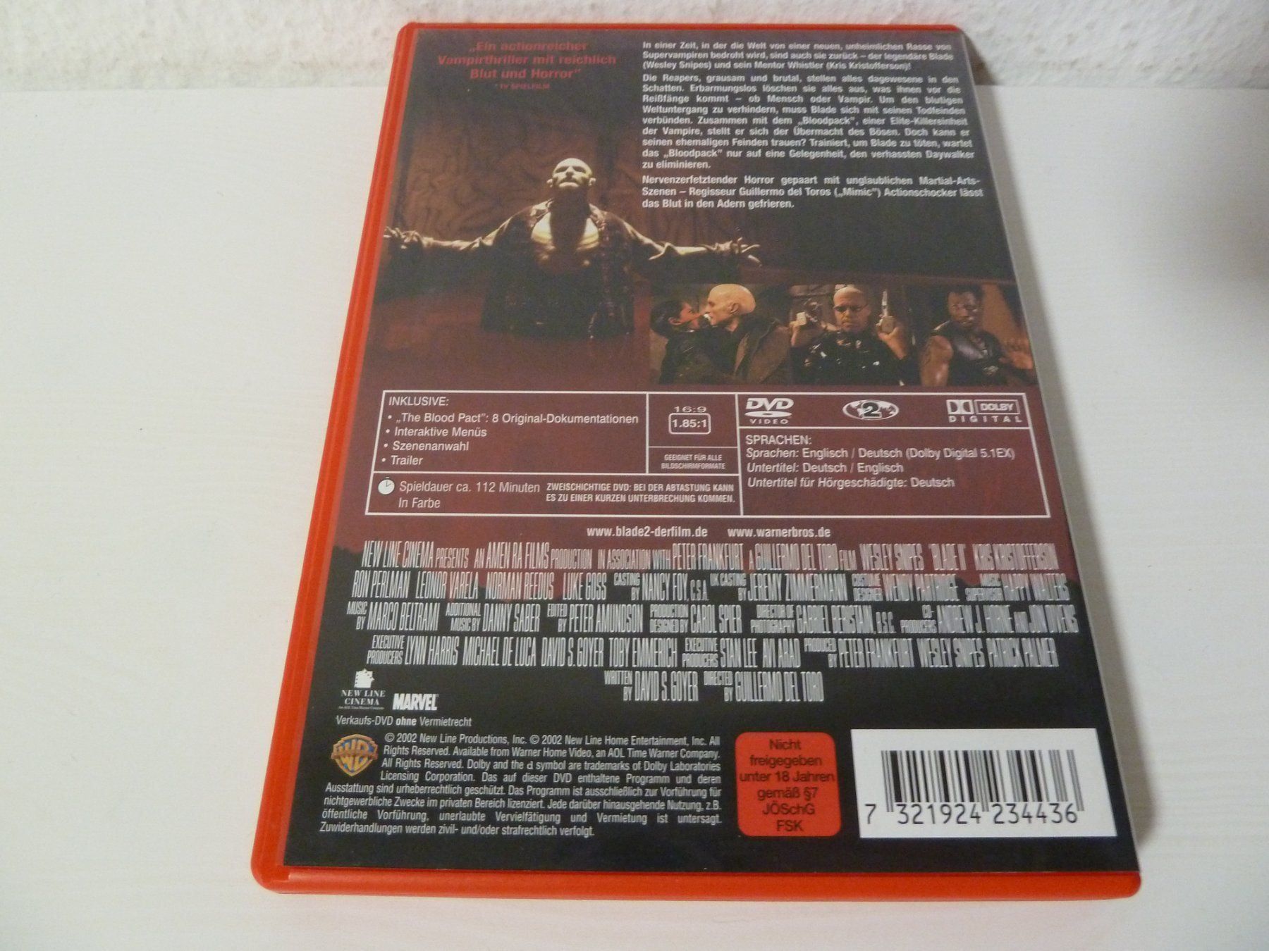 Alle DVDs: Blade II  [DVD] – Gebraucht aus Abtwil SG von Pfusius 1