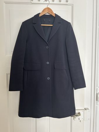 Cappotto in cotone blu navy, MaxMara (intrend), taglia M