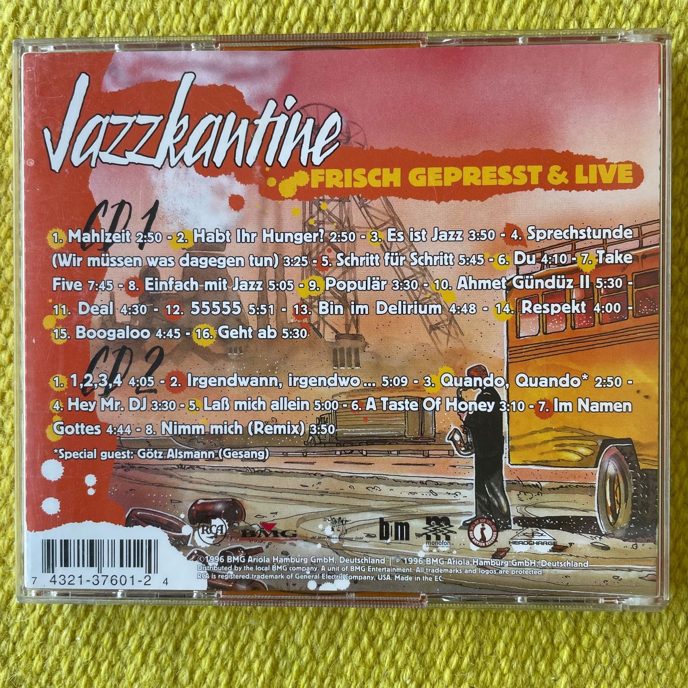 CD: JAZZKANTINE-2CD FRISCH GEPRESST&LIVE – Usato da Rorschacherberg venduto da CD-Roli 1