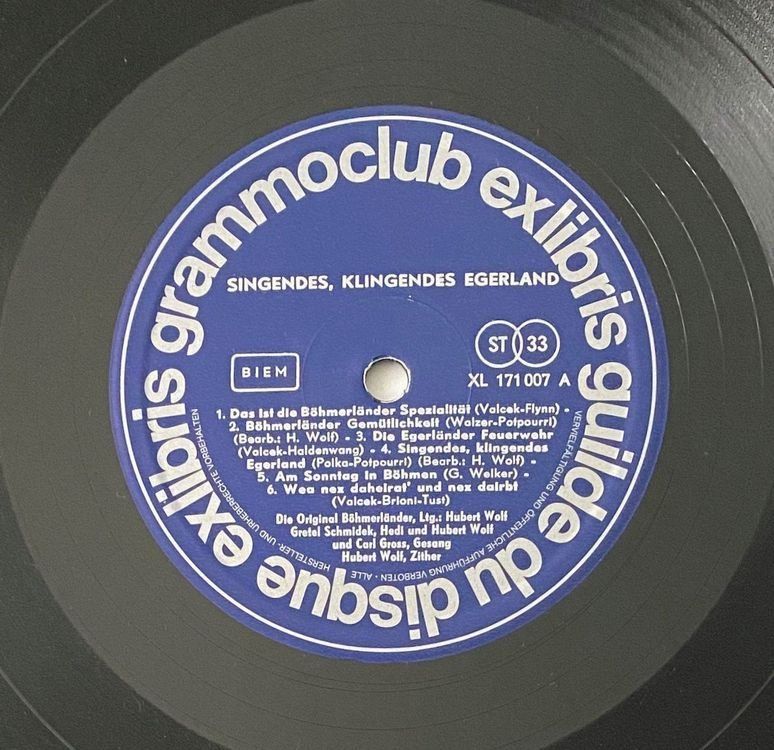 Dischi in vinile: Die Original Böhmerländer, Hubert Wolf – Usato da Flums venduto da Empe1 2
