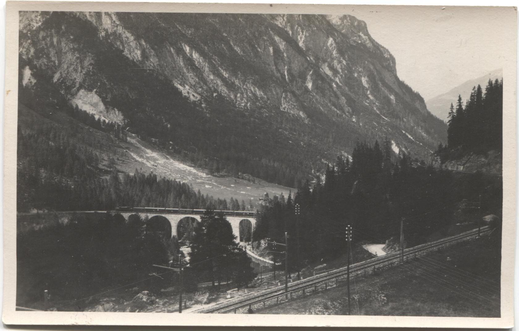 Cartoline postali: ALBULA-BAHN GR 1930 Rhätische Bahn – Usato da Wil SG venduto da Clanx