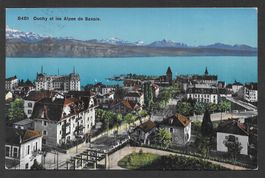 Ouchy et les Alpes de Savoie