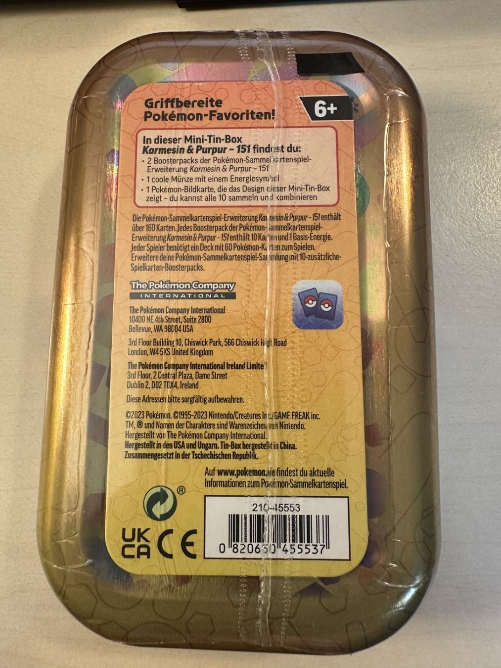 Pokémon Carte collezionabili: 151 Mini Tin Machomei DE – Nuovo e nell'imballaggio originale da Steffisburg venduto da Pat_Stoll 1