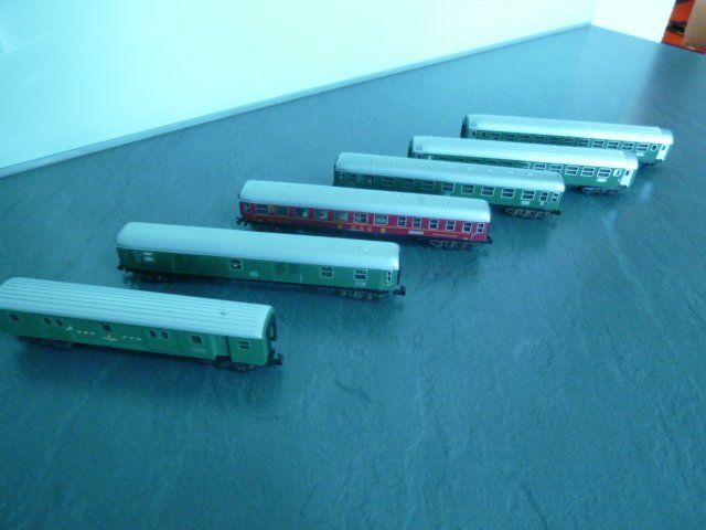 Trix Trains électriques: Minitrix 6x Waggons Spur N – D'occasion à Diepoldsau par ehrlich72 3