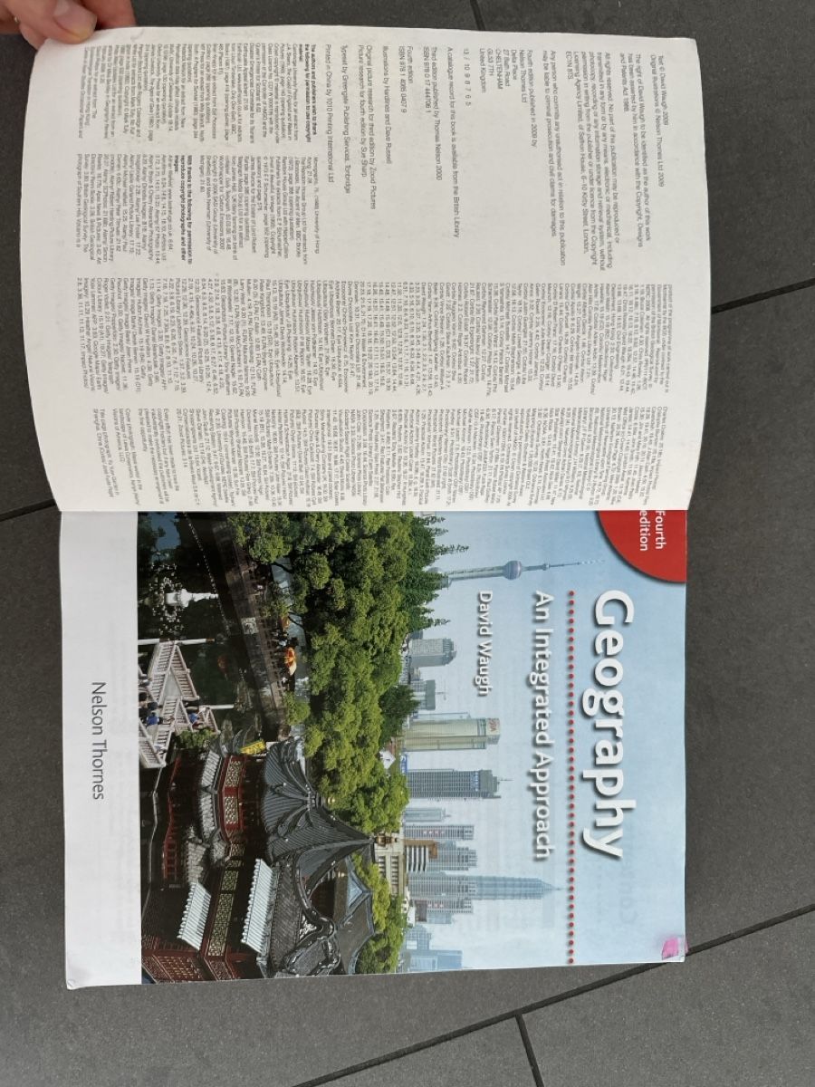 Livres: Geography An Integrated Approach Fourth Edition – D'occasion à Endingen par SinaPJ 2