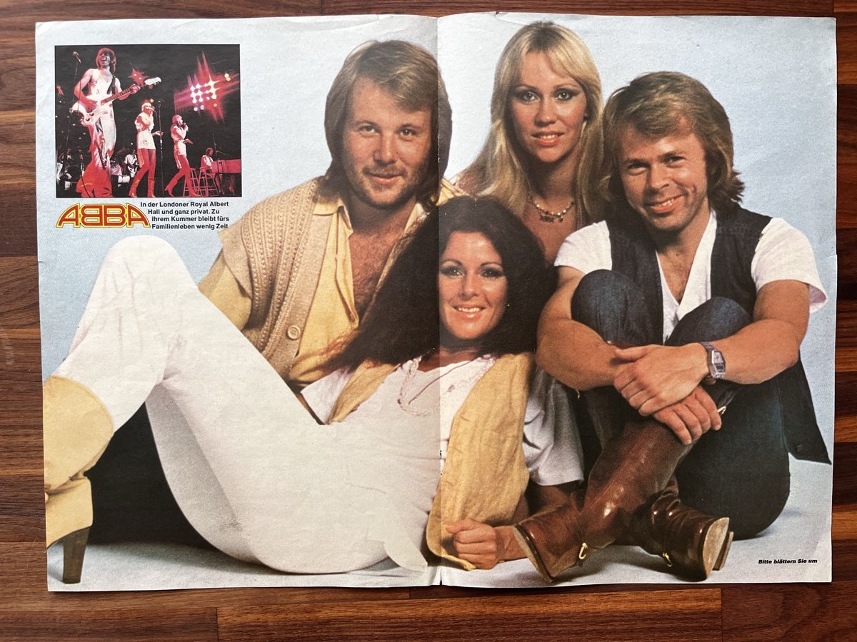 Foto & Immagini: ABBA Poster Original aus 1978 – Usato da Sirnach venduto da Gozogo