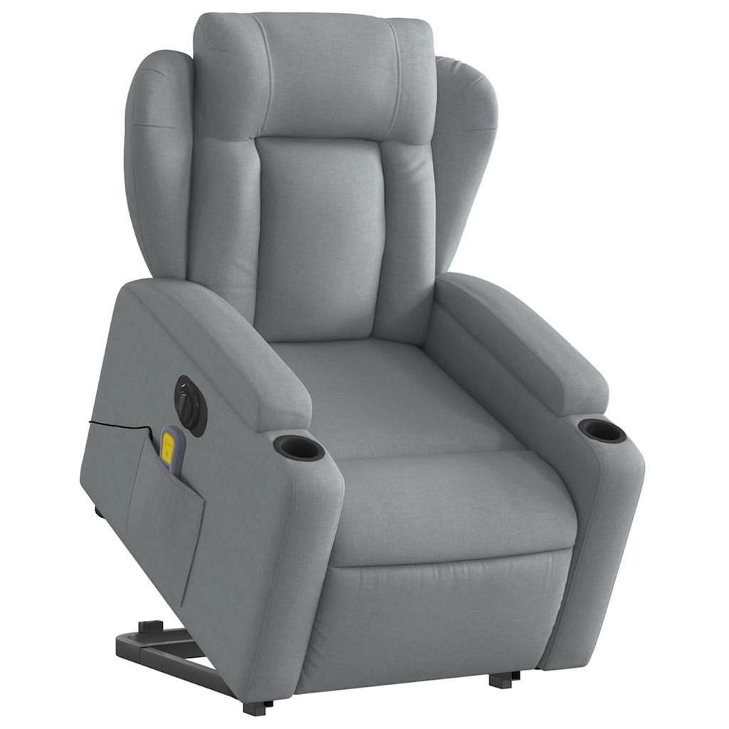 Fauteuils: Elektrischer Massagesessel mit Aufstehhilfe Hellgrau Stoff – Neuf avec emballage d'origine à Seftigen par Deadpool98 1