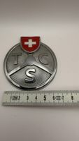 Emblem TSC Schweizer Kreuz Metall guter Zustand 7cm
