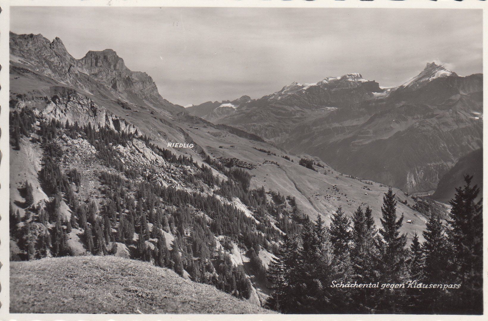 Cartoline postali: Schächental 1955 – Usato da Bürglen TG venduto da StampGraf