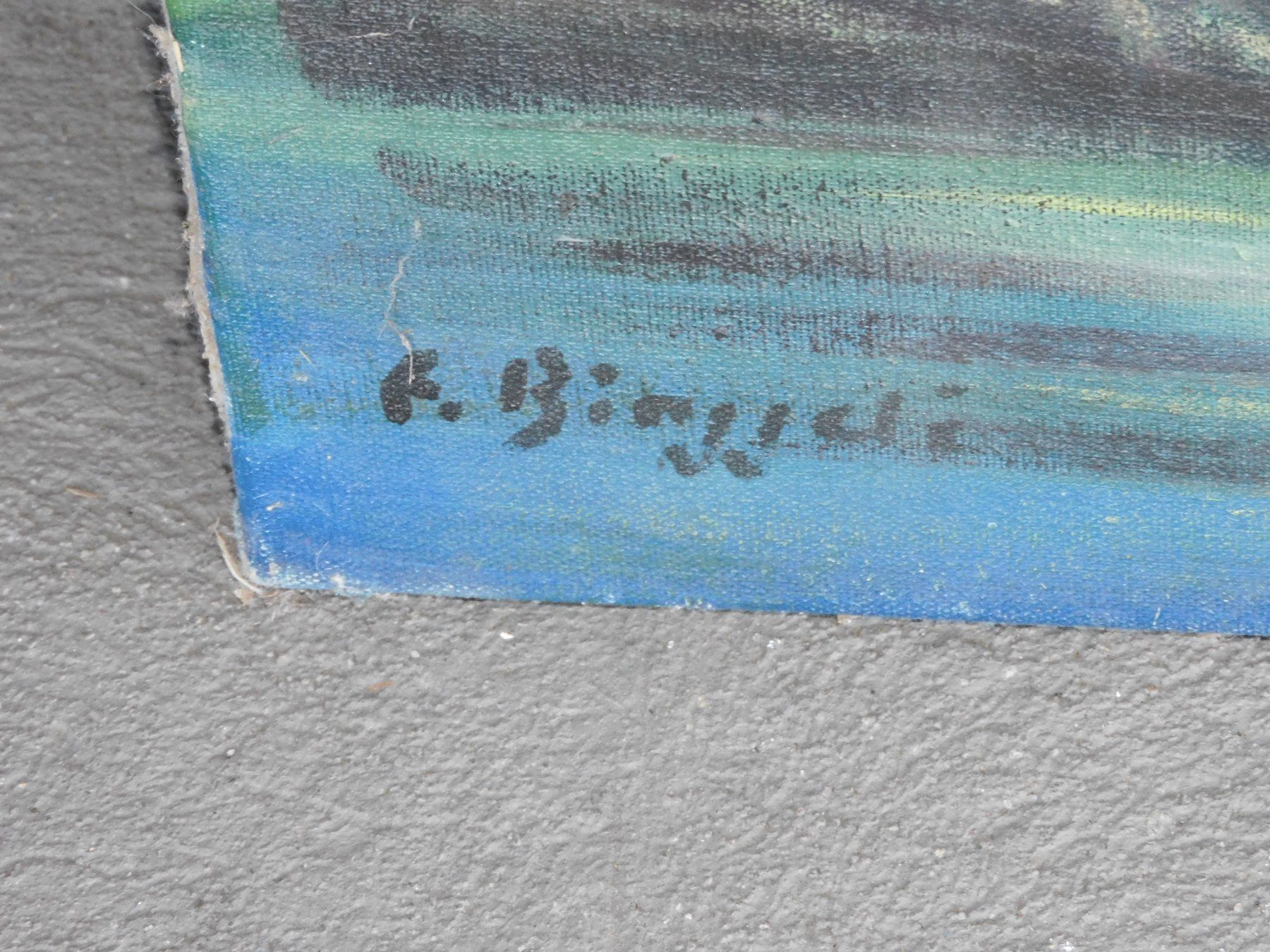 Dipinti: Kunst Landschafts Bild -  signiert Ölgemälde Gemälde Bild – Usato da Sursee venduto da 76 1