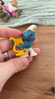 Schlümpfe Figur Schlumpf mit Harfe schleich