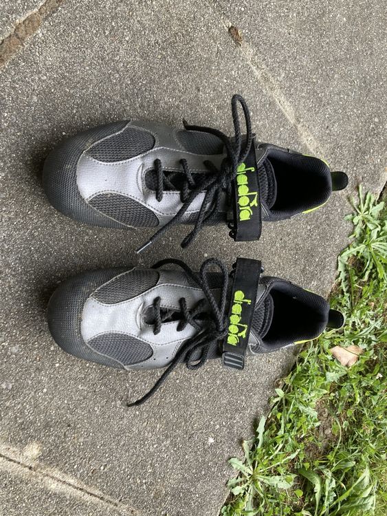 Diadora Veloschuhe, Top Zustand, Grösse 44, Shimano SPD (Gebraucht
