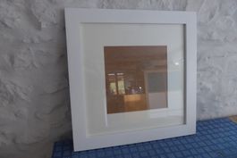 Bilderrahmen Holz weiss - 60 x 60 cm
