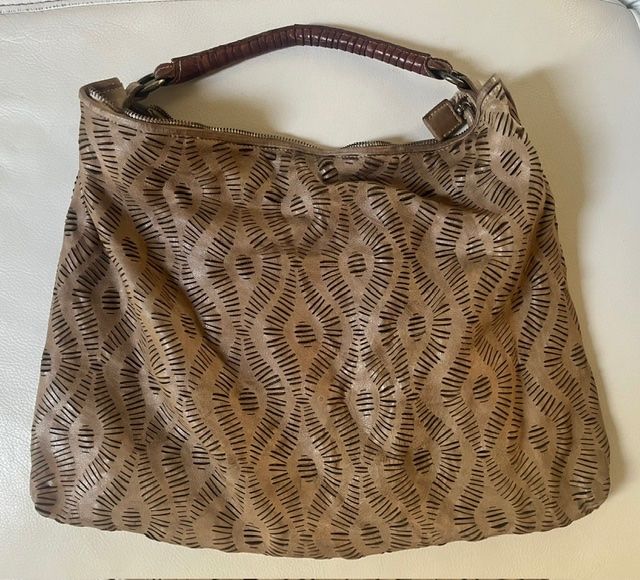 Via California Milano Sacs femmes: Wunderschöne Lederhandtasche hellbraun aus Italien – D'occasion à Steinmaur par Dyleila