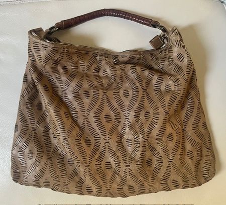Wunderschöne Lederhandtasche hellbraun aus Italien