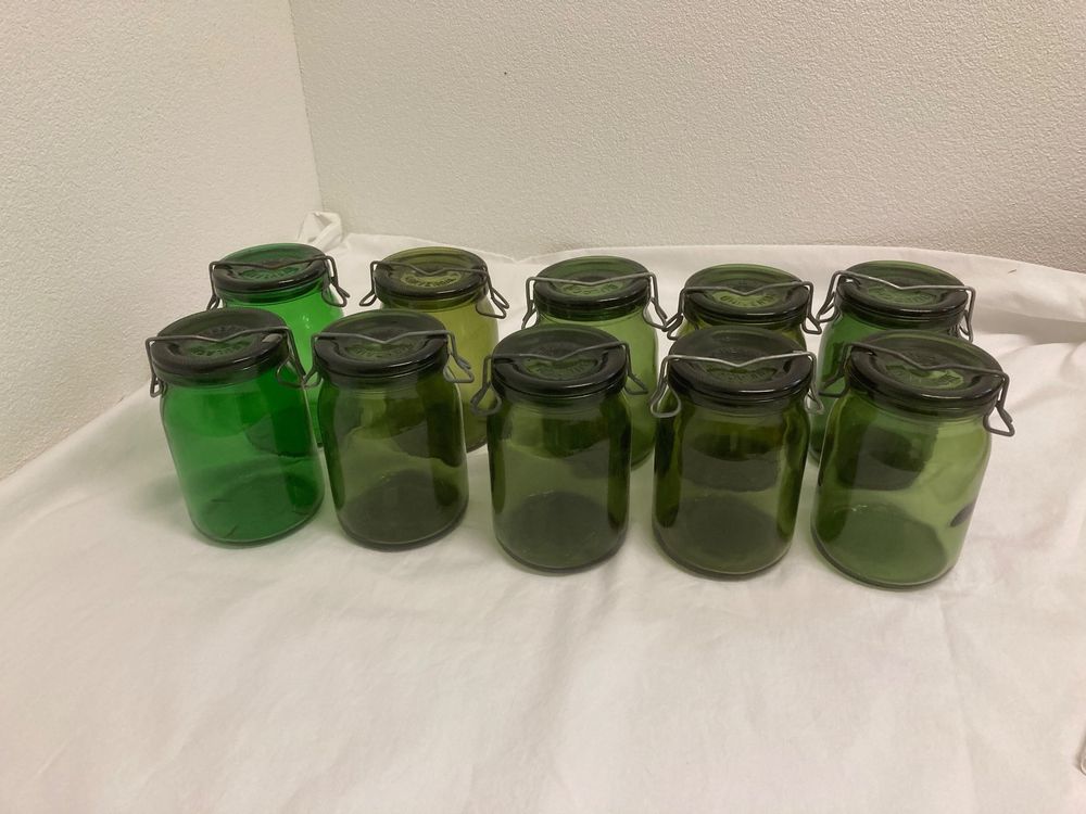 Mason Bottle Muttermilch-Gläser, 12er Set – 118 Ml, Spülmaschinen- & Gefriergeeignet
