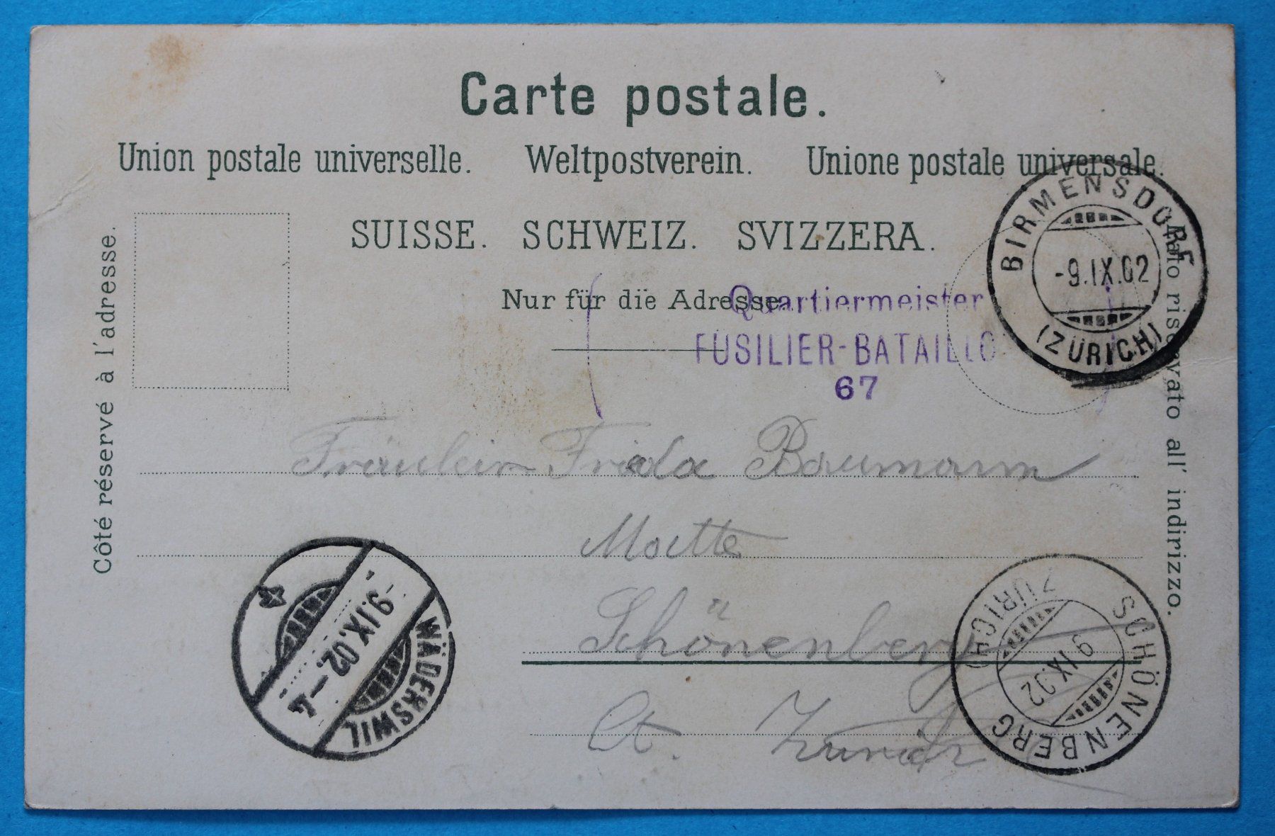 Ansichtskarten: BIRMENSDORF LITHO AK – Gebraucht aus Lotzwil von pirolh 1