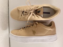US Polo Assn Sneaker beige Grösse 41 guter Zustand