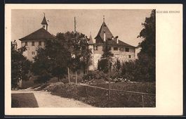 AK Kyburg, Blick zum Schloss, 1920