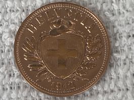 2 centimes/rappen 1912