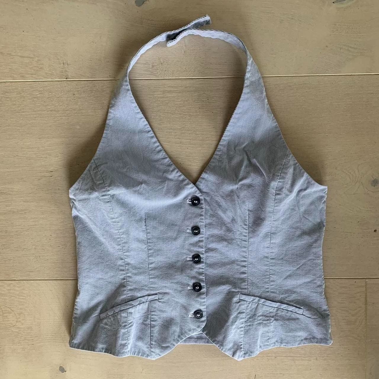 H&M Tops: Halterneck Waistcoat Top, hellblau – Gebraucht aus Richterswil von sop_zwd9 2