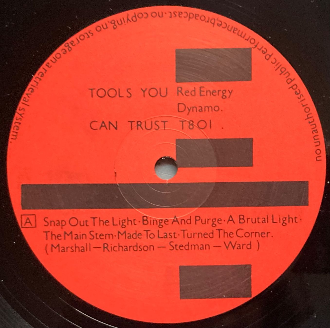 Dischi in vinile: TOOLS YOU CAN TRUS - 'AGAIN AGAIN AGAIN' – Usato da Poliez-Pittet venduto da Newtown-Records 2