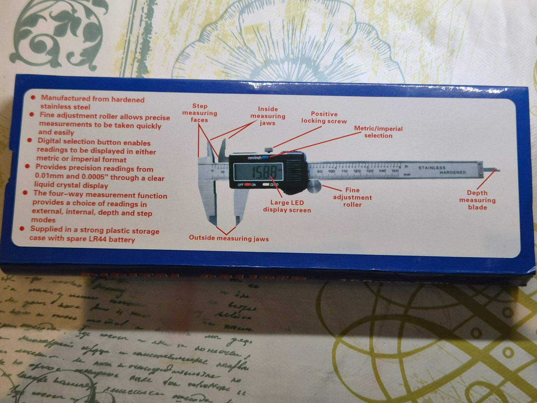 Messen: Elektronischer digitaler Messschieber im Etui, 0-150 mm – Neu und originalverpackt aus Losone von bal_gfp6 4