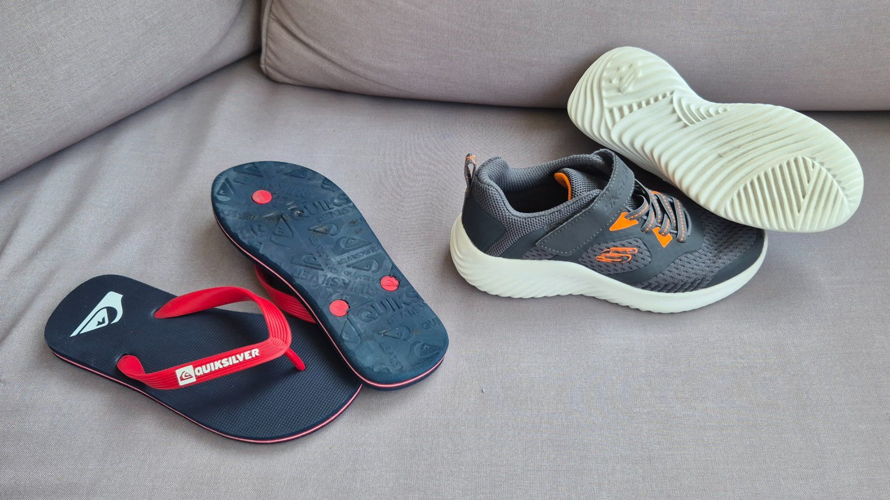 Scarpe per ragazzi: Sneaker + Flipflops, Grösse 34 – Usato da Thalwil venduto da chriswiss 1