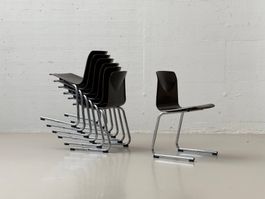 Freischwinger Stühle von Thur-Op-Seat, West Germany, 60er
