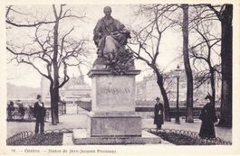 Genève - Statue de Jean-Jacques Rousseau