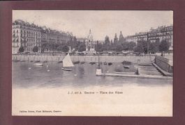GENEVE - Place des Alpes - 1907