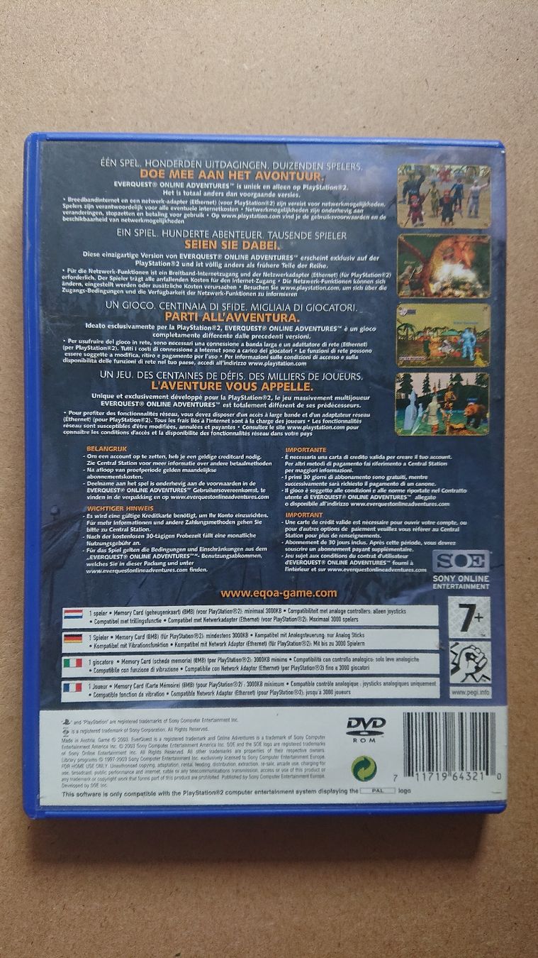 Giochi: Everquest Online Adventures PS2 Spiel  – Usato da Chur venduto da FreakofRarity 1