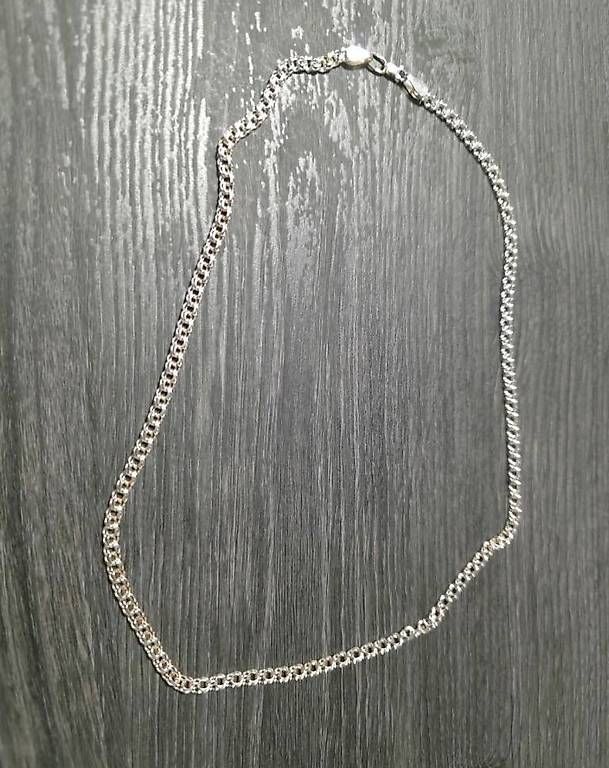 Catenine: Schöne silberfarbene Kette 50 cm  Neu – Usato da Hölstein venduto da dmi_my97