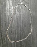 Schöne silberfarbene Kette 50 cm  Neu