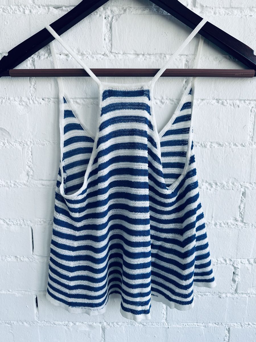 Mango Tops: Strick-Top mit Streifenmuster von Mango / Gr. XS – Gebraucht aus Bern von Fraeuleinhonig 9