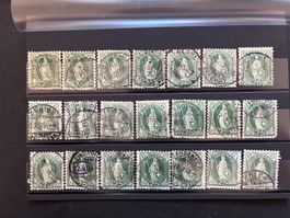 LOT Stehende Helvetia Nr. 67C/67D