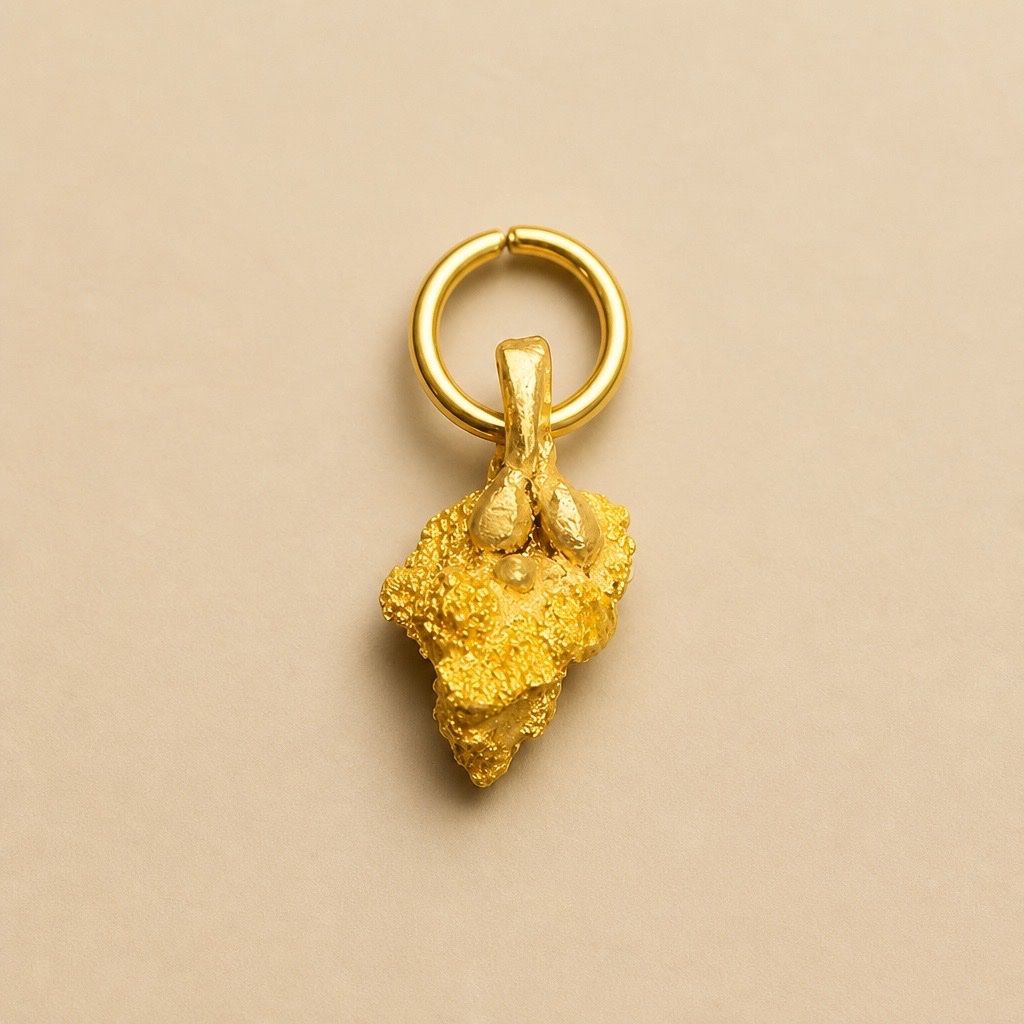 Anhänger: Gold Nugget Anhänger – Neu (gemäss Beschreibung) aus Wohlen AG von Maewa-Gold