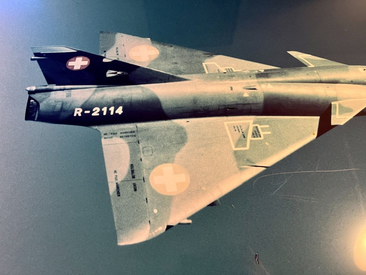 Foto & Immagini: Mirage 3 Poster der Schweizer Armee auf Metall – Usato da Ottikon venduto da san_w99n 2