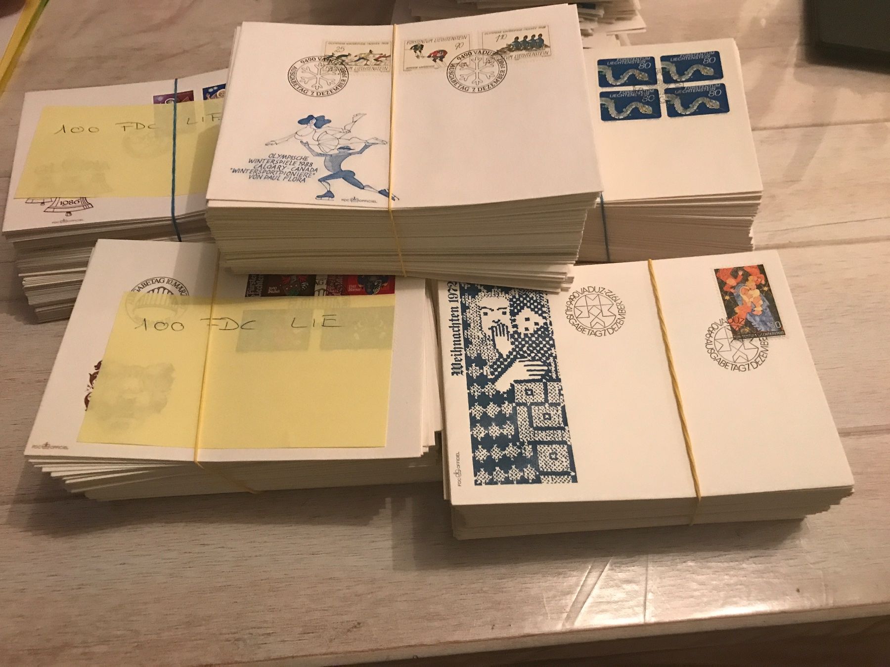 Tutti i francobolli: 500 FDC Liechtenstein – Usato da St. Gallen venduto da Setin