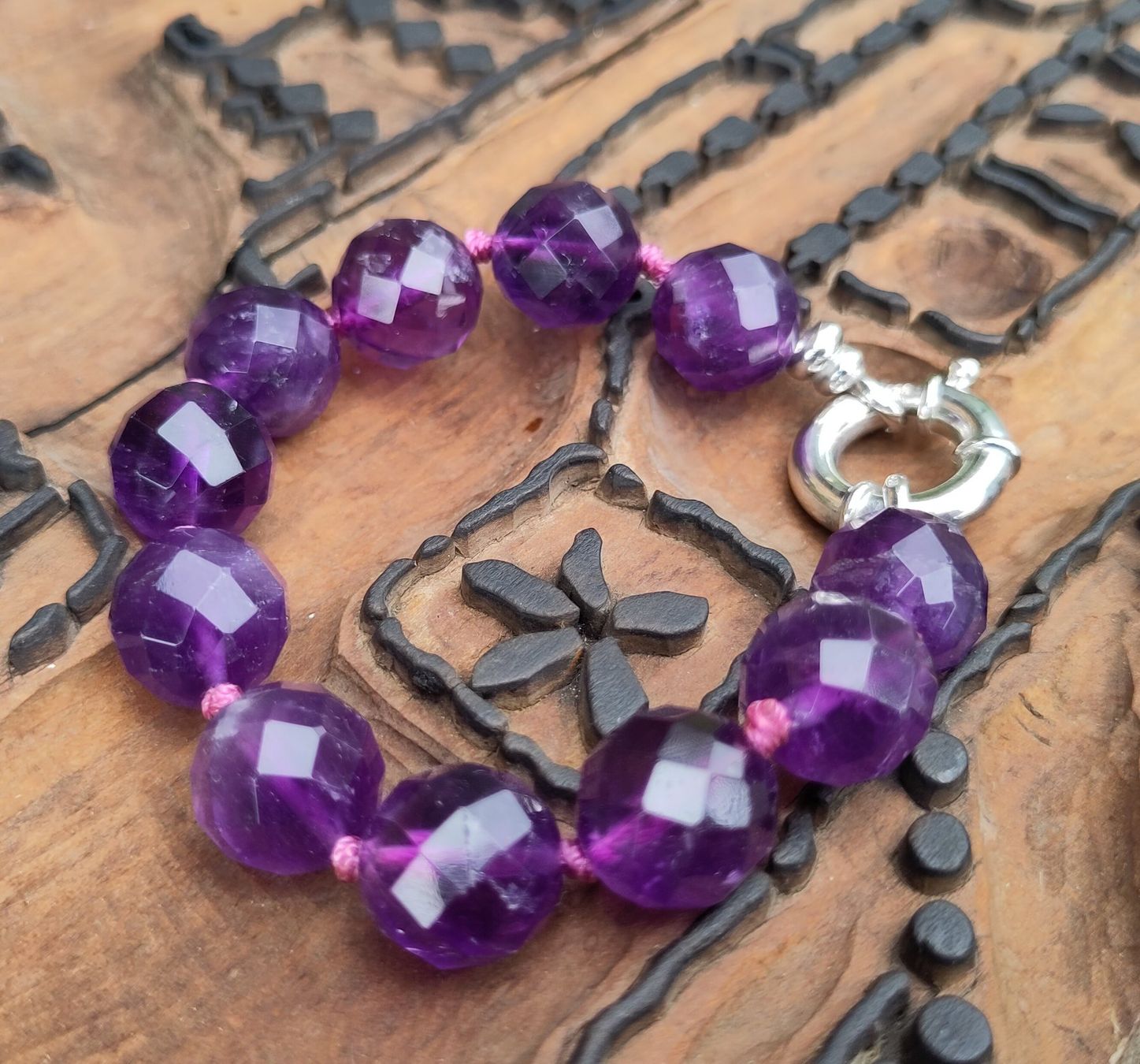 Bracciali & Braccialetti: Armband Amethyst Silber – Nuovo e nell'imballaggio originale da Lauperswil venduto da Naturhandwerk 3