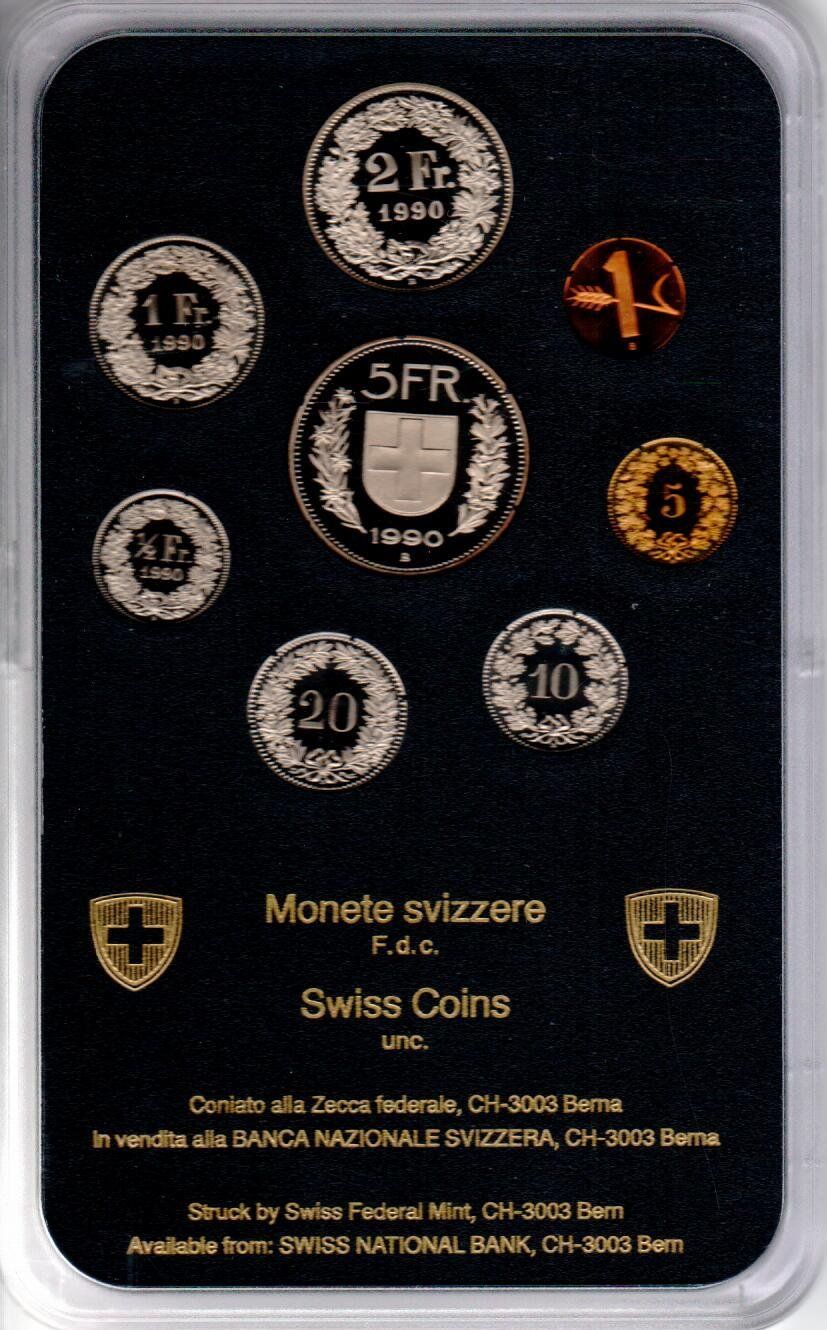 Toutes les monnaies: Münzsatz 1990 – D'occasion à Wolhusen par Curver9