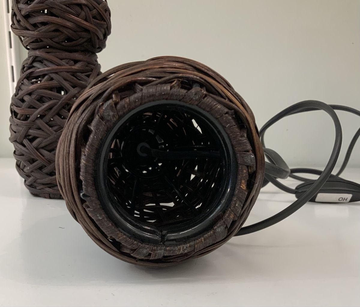 Lampade: Paire de petite lampe en Vannerie – Usato da rolle venduto da Tontonjulot 3