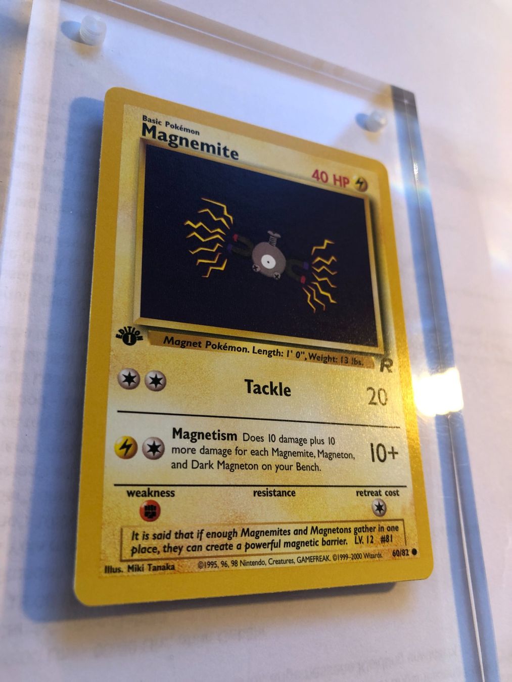 Sammelbilder & Trading cards: Magnemite 1st Team Rocket - MINT - ab 1.- – Gebraucht aus Giubiasco von dan_pr8b 1