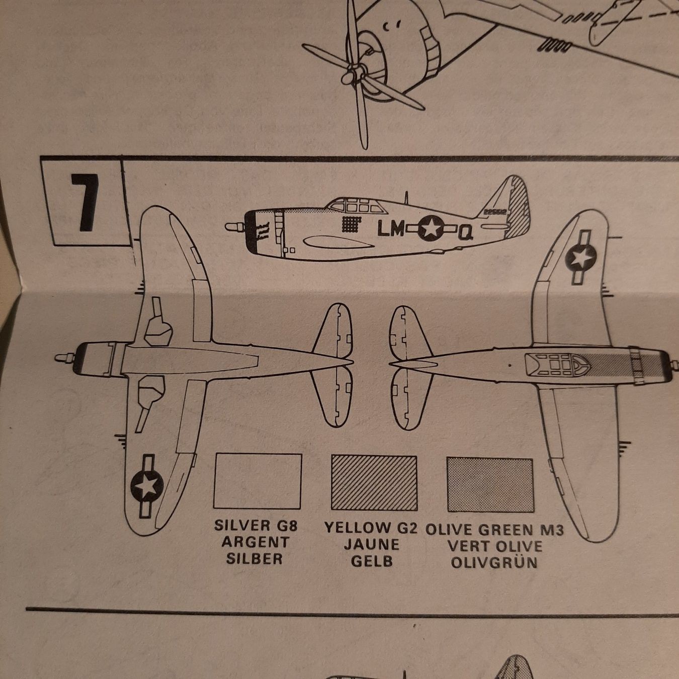 Airfix Kit di modellismo & Modellini statici: 1300 ... Republic P-47 D Thunderbolt ... Airfix 02055 – Usato da Bonstetten venduto da Benibanny59 1