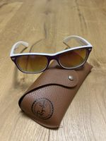 RayBan New Wayfarer Sonnenbrille lila/weiss 51 Zeich