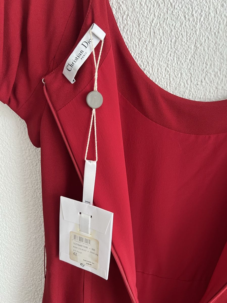 Dior Vestiti: Dior Kleid mit Gürtel – Nuovo e nell'imballaggio originale da Zürich venduto da ReStyle. 6