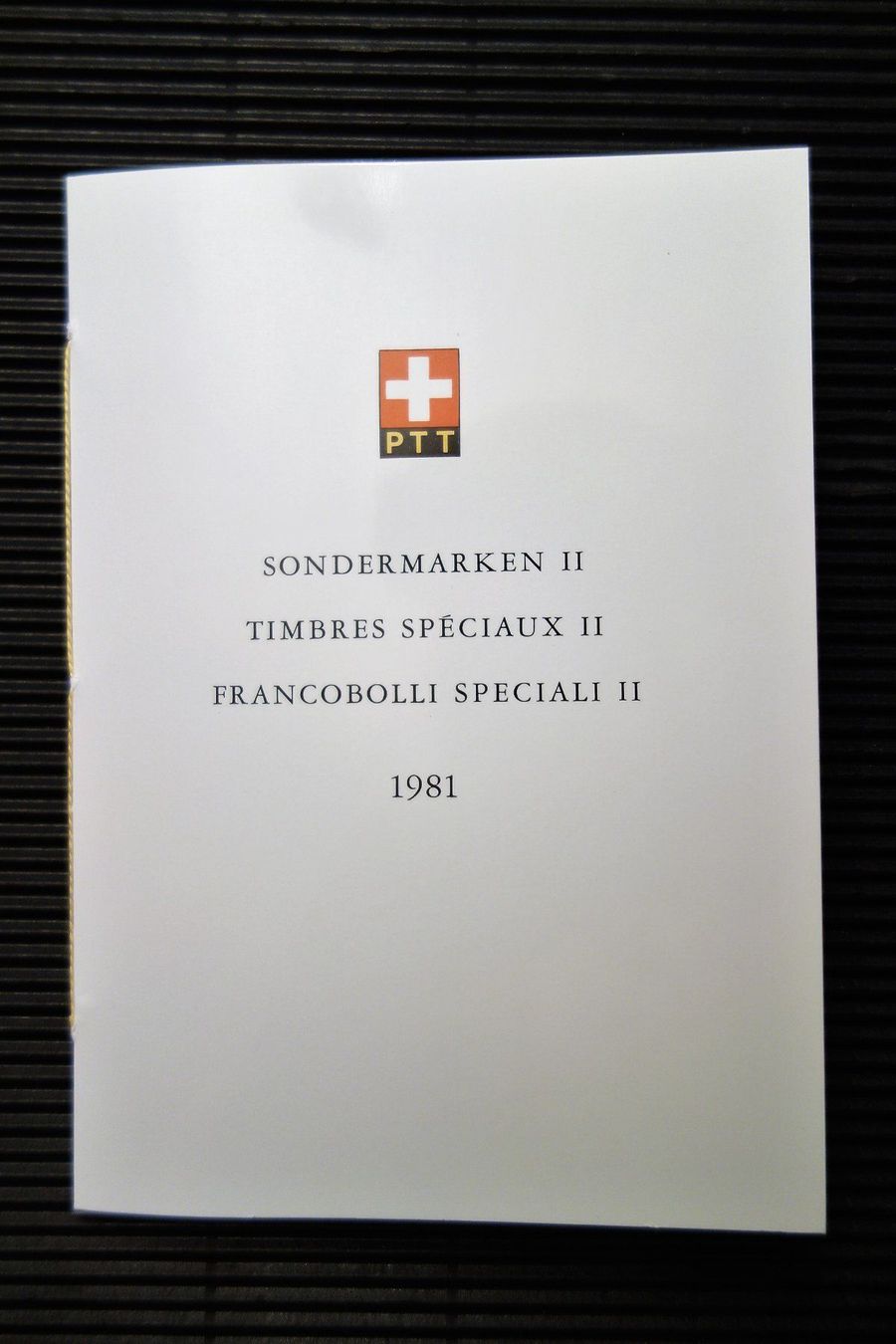 Alle Briefmarken: 1981 Briefmarkenbüchlein Werbemarken II – Neu (gemäss Beschreibung) aus Mettmenstetten von Sutasso 1