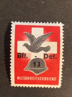 Schweiz 1939 Soldatenmarke BRIEFTAUBENDIENST Bft.Det.13 pfr.