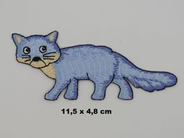 FUCHS - Aufnäher - Aufbügler - Stickerei - 11,5x4,8cm