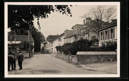 Bevaix, Ortsansicht mit Strassenpartie